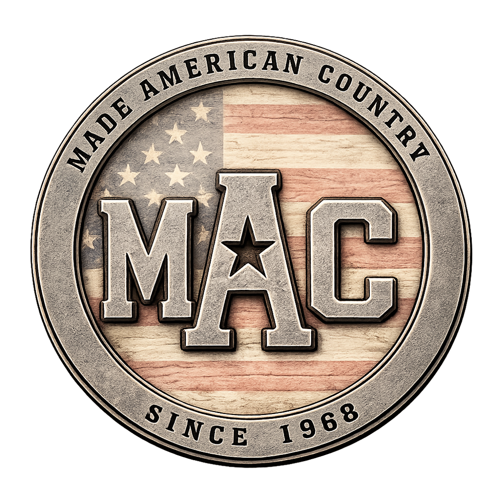 MAC Made American Country logo